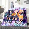 1pc Hunter X Kopo group - Themed Flannel Blanket - Suitable for Bed, Home Decor, Graduation Gifts, Easter, Back to School, ChristmasA88