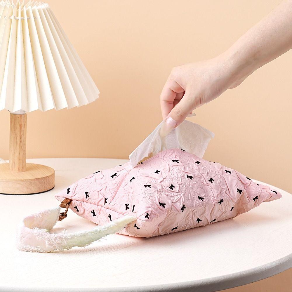 Hanging Design Car Paper Holder Portable Tissue Storage Cover Multifunctional Hanging Tissue Box
