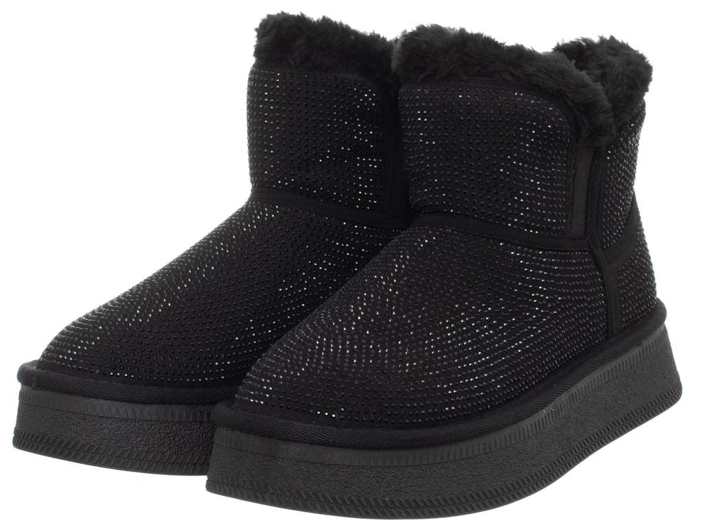 Women' Ankle Boots - Solo Soprani Couture - Ssw521P28/04 Strass Fur 38