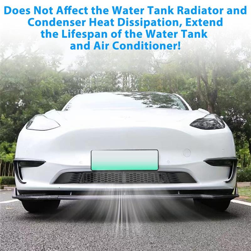 For Tesla Model Y    Front Grill Mesh Grille Grid erts ,Front Air Inlet Vent Grille Cover Replacement