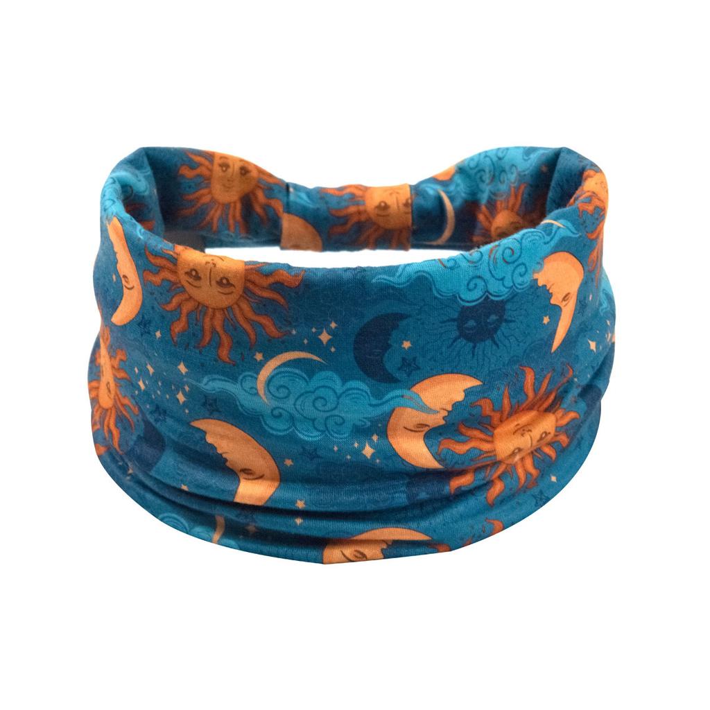 Bohemian Cashew Yoga Übung Stirnband Anti Schweiß und Feuchtigkeit Absorbieren Elastische Baumwolle Stirnband Knoten Stirnband