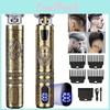 Professional Clipper Electric Hair Shaver With Led Display Hair Clipper Beard Trimmer