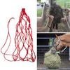 Slow Feed Hay Net Hay Feeder Hay Bag Hay Net Horses Slow Feeder Haynet 36 Inch Length with Holes Hanging Horse Feed Net