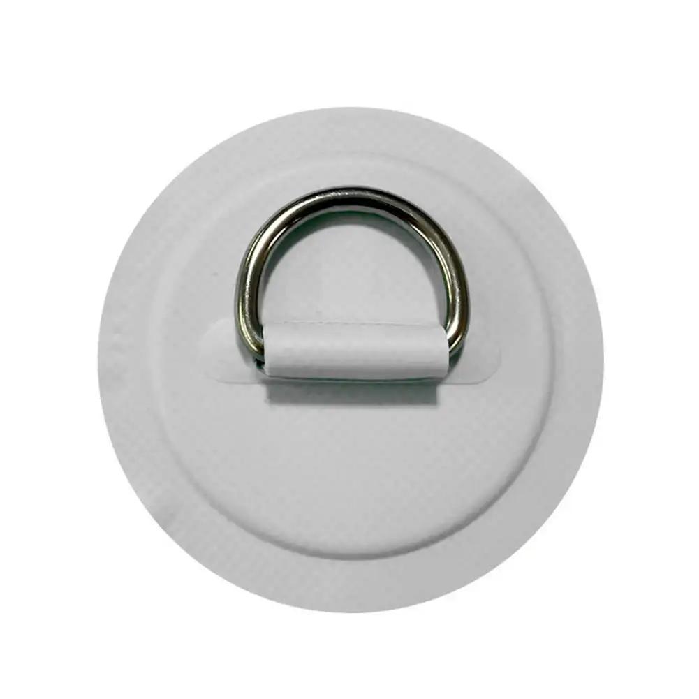 1PC Surfboard Dinghy Boat PVC Patch Stainless Steel D Ring Deck Rigging Rope Ring Buckle Kayaking Inflatable Boat Accessories
