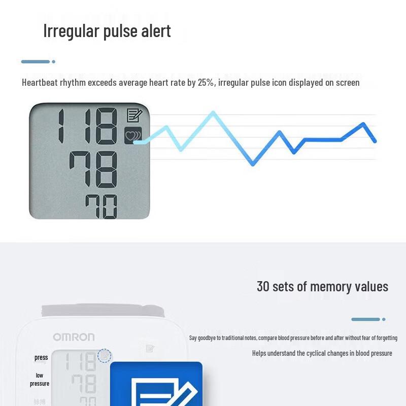 Omron HEM-6161 Wrist Blood Pressure Monitor