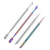 Double Ended Cuticle Pusher 2 In 1 Cuticle Cleaner Stainless Steel Cuticle Remover Manicures Tool Nails Art Care Tool