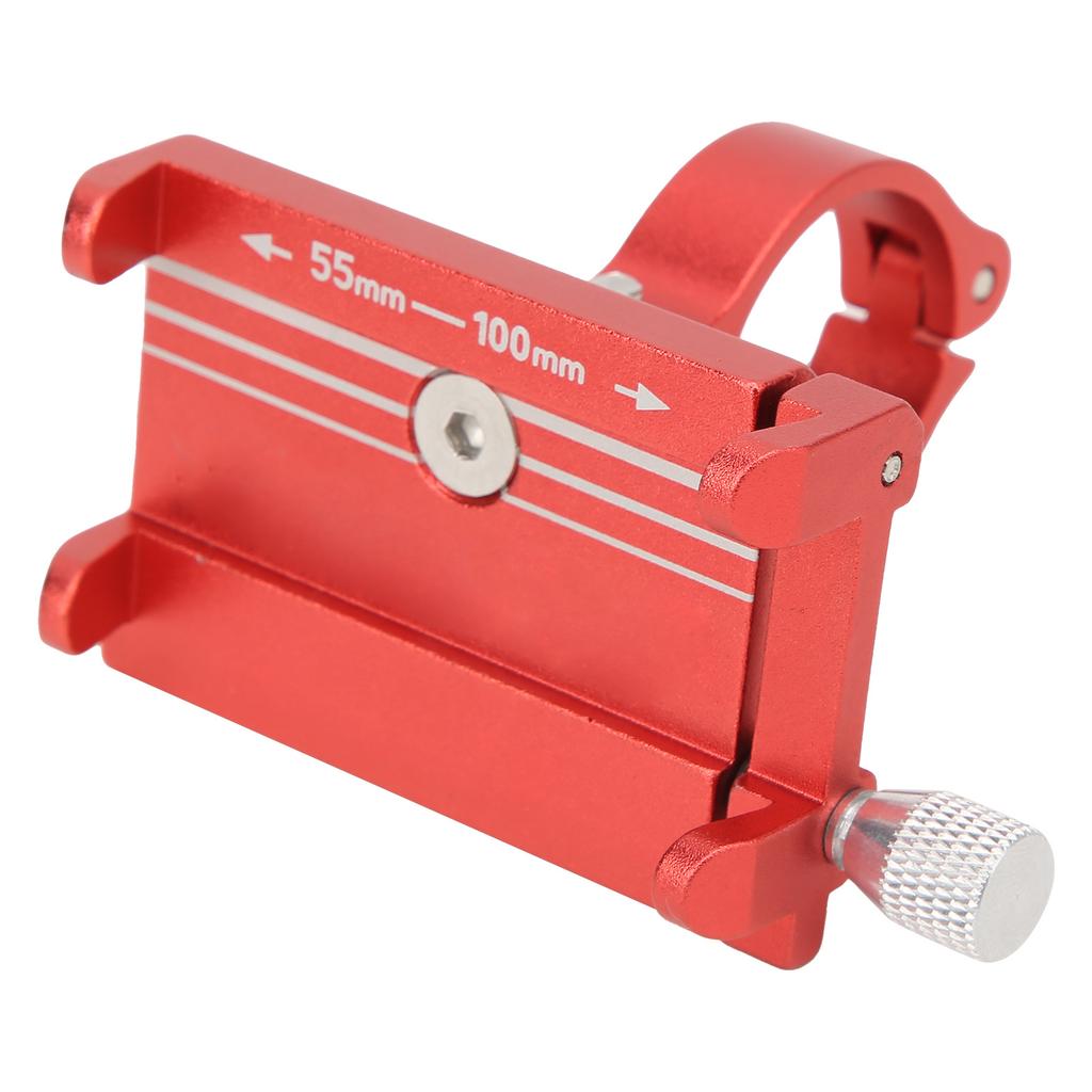Phone Mount High Hardness Light Corrosion Resistance Firmly Install for for 31.8mm 25.4mm 22.2mm HandlebarsRed