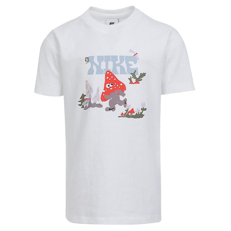 Nike T-Shirt Ss25 Sports Casual Versatile Short Sleeve Unisex Tops White IF0601100
