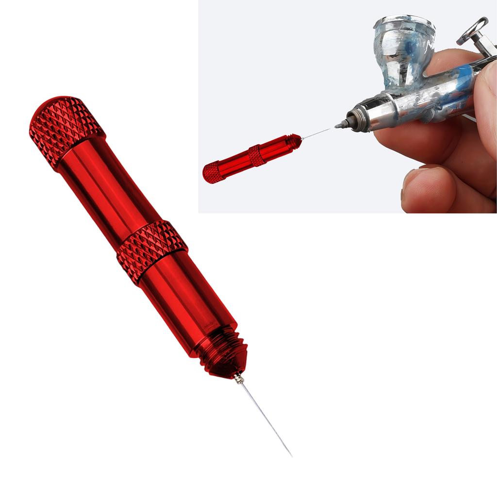 Precise Nozzle Cleaning Tool Dispensing Stick Built In Steel Unclogging Needle For Model Assembly And Crafting Projects
