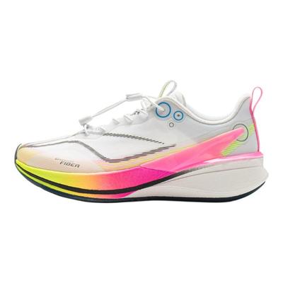 Li Ning Children Red Rabbit 8 Pro Comfortable Versatile Shock Absorbing Durable Low Top Running Shoes Kids Sneaker White YKFV154-5