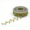 15m Leaves Ribbon Scrapbook DIY New Year Christmas Crafts Gift Wrapping Decor