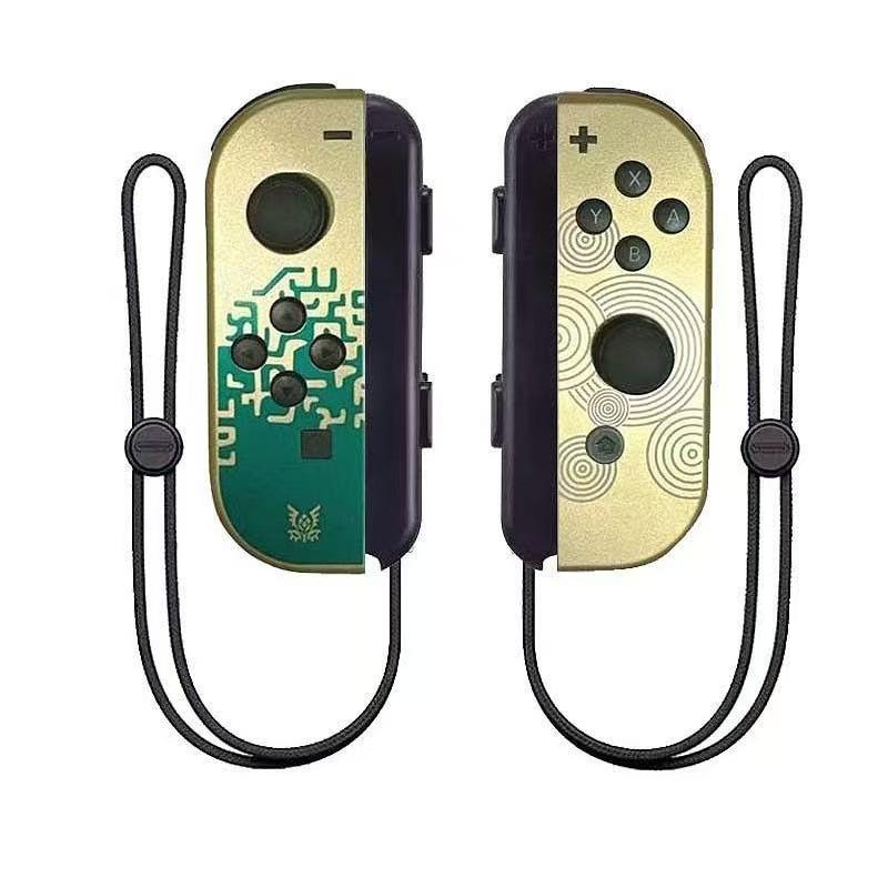 Wireless Bluetooth Joy-Con Controllers with Wake-Up Feature and Wrist Strap, Left and Right Separately for Switch