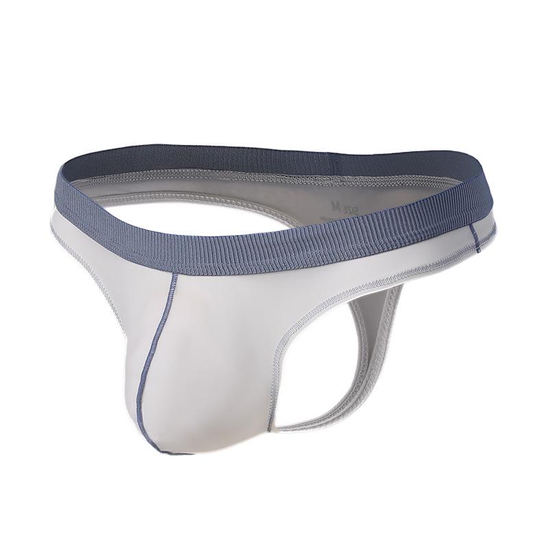 2025 Summer Ice Silk Men's Thong: Cool, Breathable, Fun Underwear
