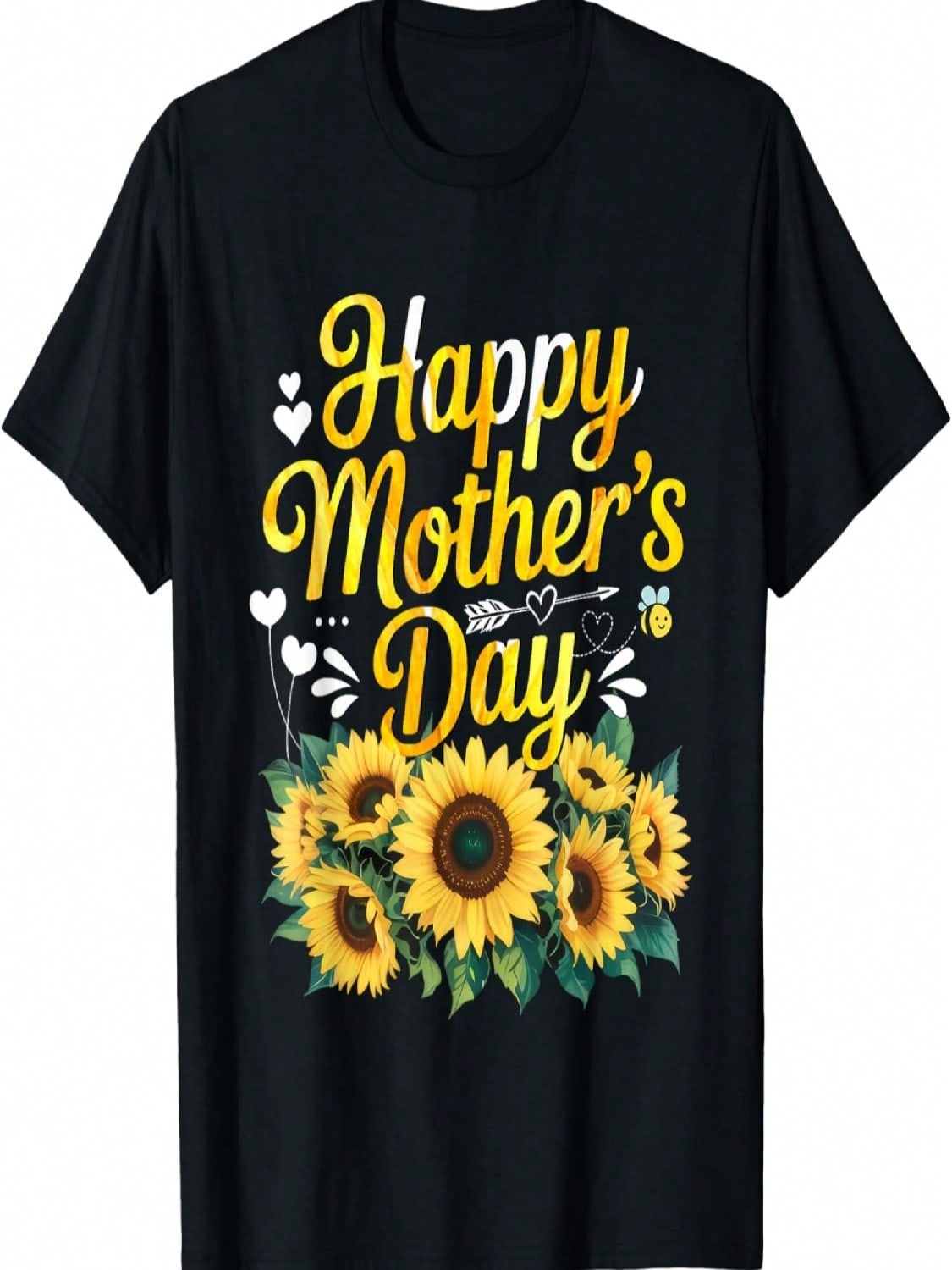 Funny Happy Mothers Day Cute Floral For Mom Grandma T-Shirt S разноцветный