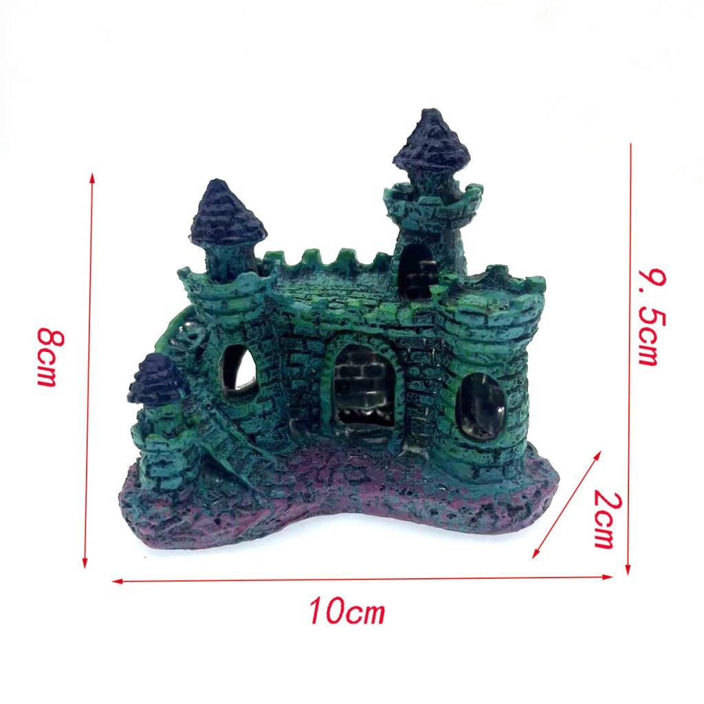 Submerged Lighthouse Fish Partner Environmental Friendly Resin Fish Tank Decoration Water Tank DIY Landscape Decoration Supplies
