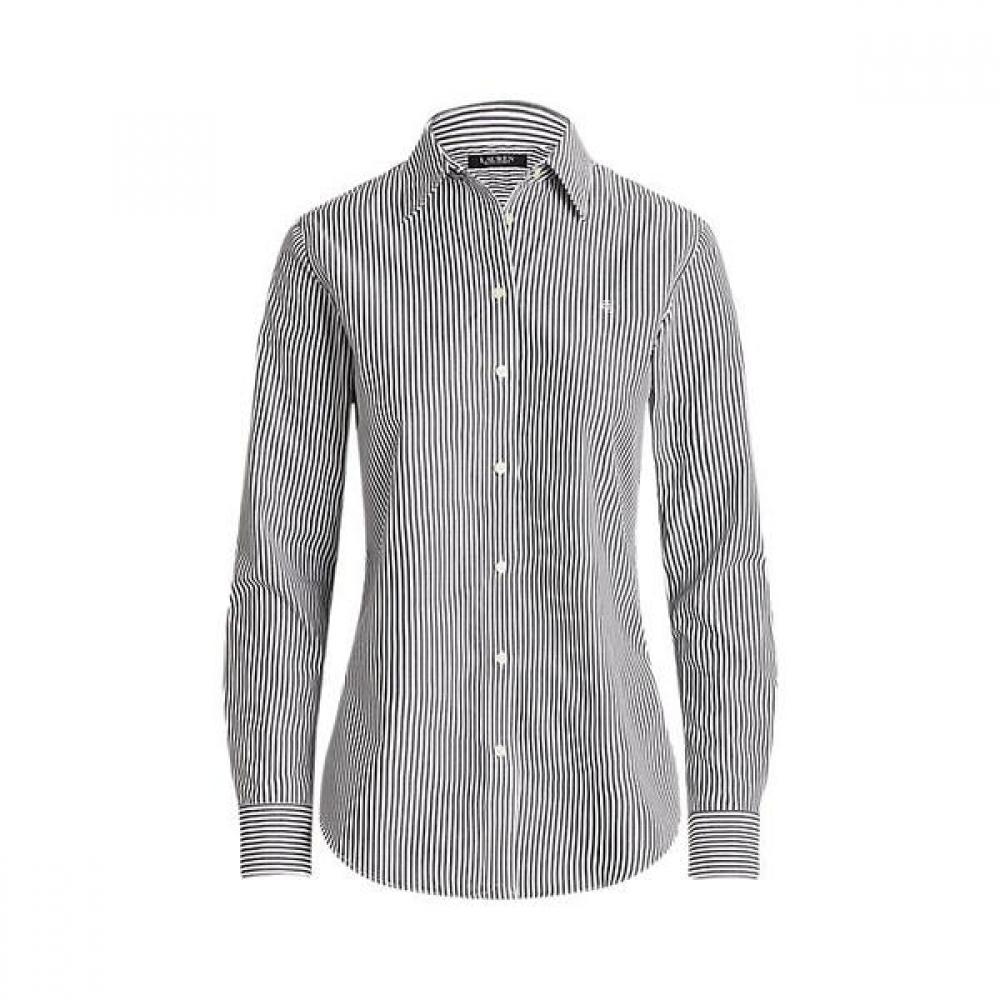 Lauren Ralph Lauren Striped Easy Care Cotton Shirt  Wmlrshts6820437001 