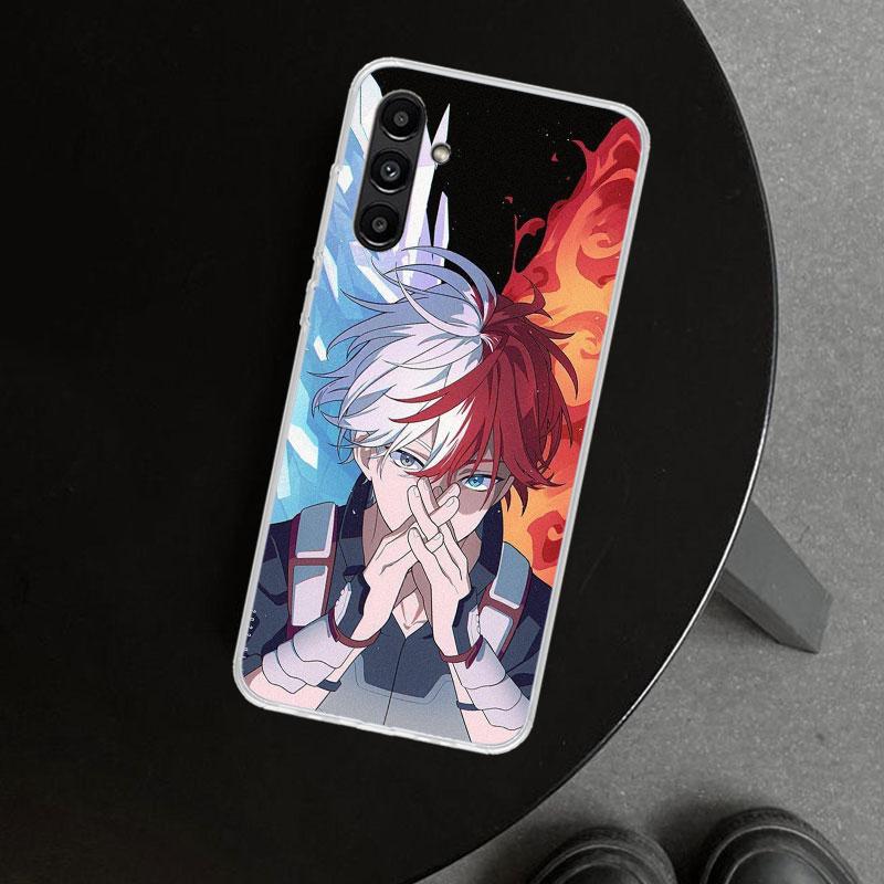 Todoroki Shoto MHA My Hero Phone Case Cover for Samsung Galaxy A17 A16 A26 A36 A56 A57 A37 A15 A25 A35 A55 A14 A24 A34 A54 A13 A