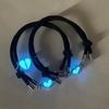 2Pcs Luminous Charms Bracelet Set Couple Adjustable Woven Rope Friendship Bracelet For Women Men Summer Gift