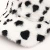 Winter Warm Plush Leopard Print Adjustable Baseball Cap