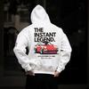 Womens Gothic Oversized Hoodie Long Sleeve Harajuku Sweatshirt Vintage Hip Hop Casual Pullover
