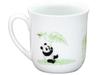 Okura Touen Panda Parent and Child Auspicious Tale Part 2 After the Microwave and Dishwasher Made In - - "Hello Rain" Mug, Coffee/Tea, Approx. 350cc,