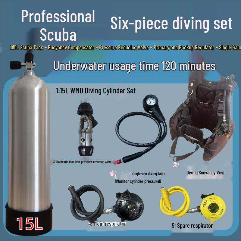 Scuba Diving Oxygen Tank & Emergency Gear