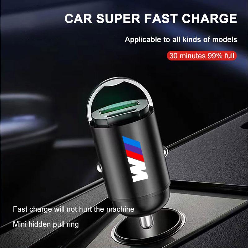 Micro Car Quick Charger Vehicle Cigarette Lighter Convert Plug Car Accessories For BMW X6 X1 X2 X3 X4 X5 X7 E46 E39 E90 E36 E60