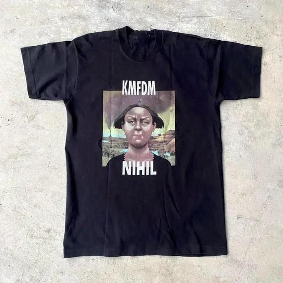 Футболка группы KMFDM Nihil Все размеры от S до 5XL ZL580 Унисекс футболка S