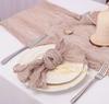 60PCS Cheesecloth Napkins Gauze Napkins Wedding Decor Baby Shower Dinner Bridal Shower Birthday Party Arches Cake Table Decor