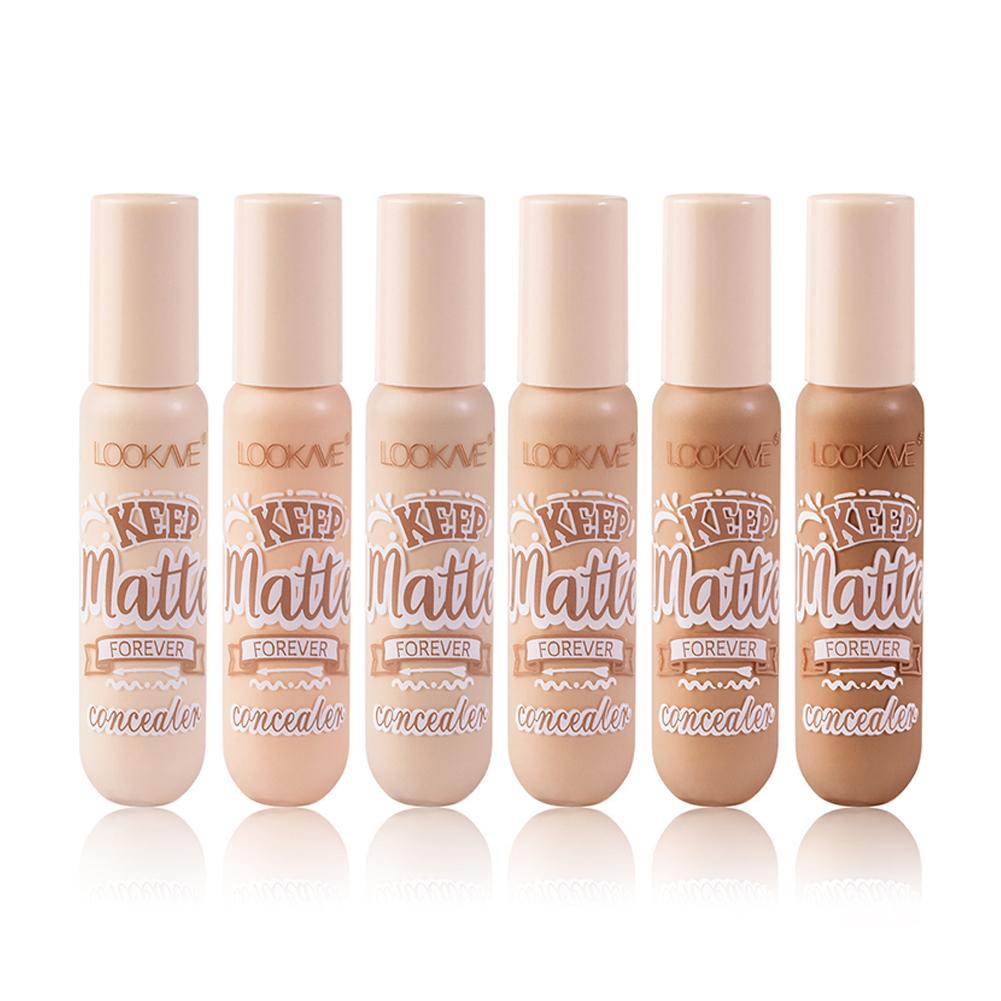 Liquid Concealer Stick Foundation Cream 6 Color Moisturizing Full Coverage Acne Dark Circle Natural Matte Concealer Cream Makeup