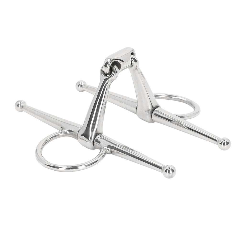 135mm Horse Mouth Bit Stainless Steel Horse Cheek Snaffle for Cultivation Outdoor Gift