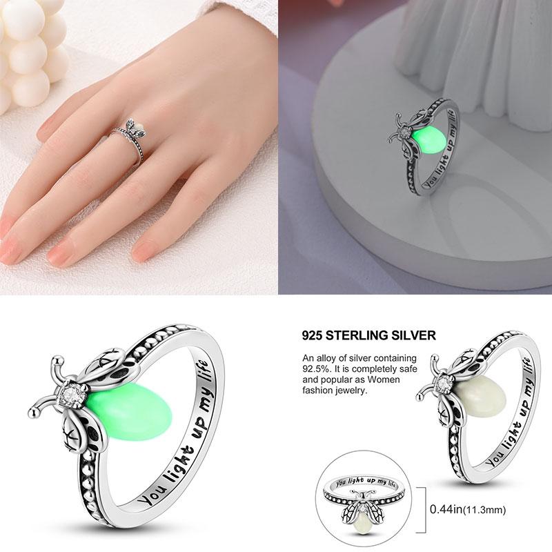 Biżuteria Pierścionek 100% Srebro Próby 925 damski pierścionek zaręczynowy Tworzenie biżuterii dla kobiet jako prezenty na przyjęcie weselne