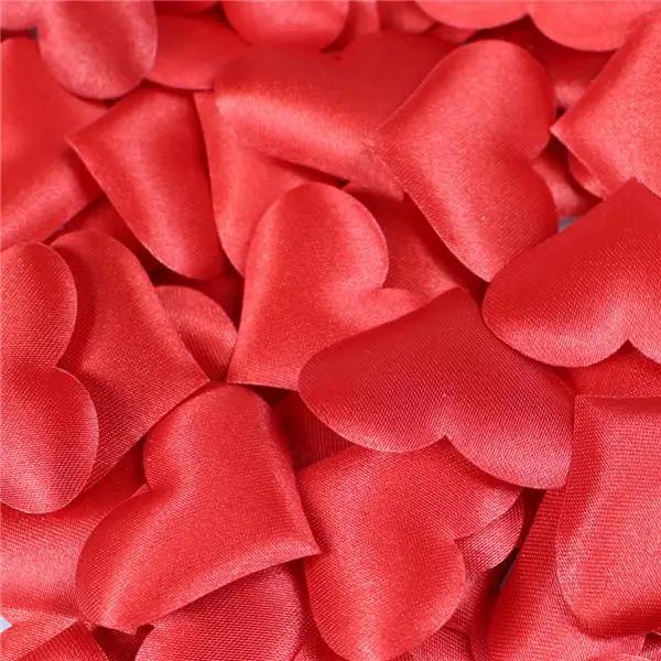 100pcs/bag Heart Shape Petals Wedding Valentines Day Throwing Table Decoration Birthday Decoration Household Items