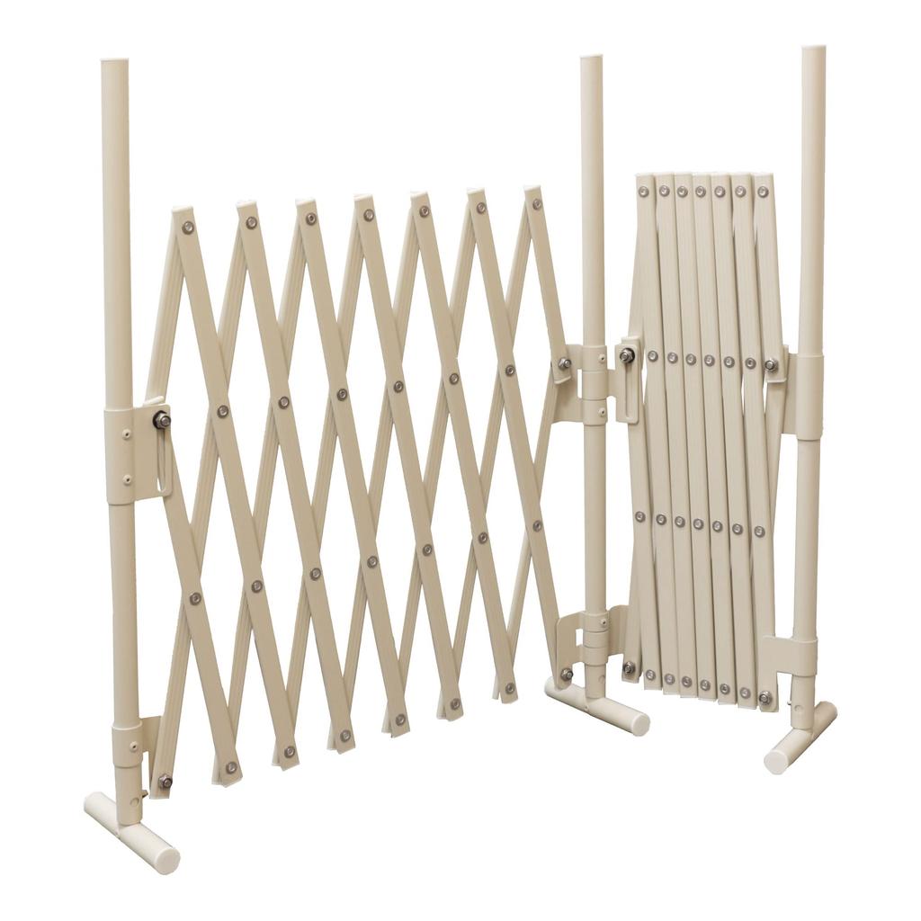 ALMAX SXG-0730IV Aluminum Pet Gate, 150cm x 150cm, 15cm Deep, 70cm High, Butterfly Gate (Ivory)