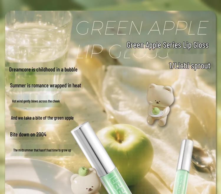 LEEMEMBER Laimeng Water Essence Lip Gloss Matte Chocolate Jelly Lipstick.