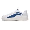 Li Ning Synthetic Leather Slip Resistant Durable Lightweight Low Top Skate Shoes Men Sneakers White Blue AGCP335-6