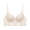 French U-shaped smooth-faced seamless girls' underwear, sexy invisible beauty back, neck-hanging bra, small breasts show big gathering bra