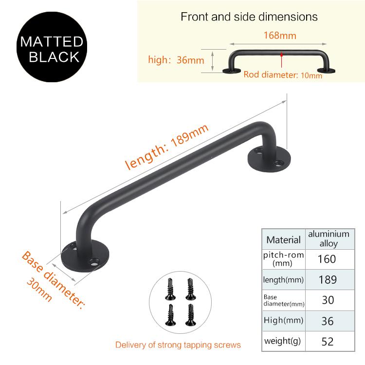 Sliding Door Handles Modern Kitchen Cabinet Handle Barn Door Pulls Furniture Drawer Handle With Screw Sliding Closet Door Handle
