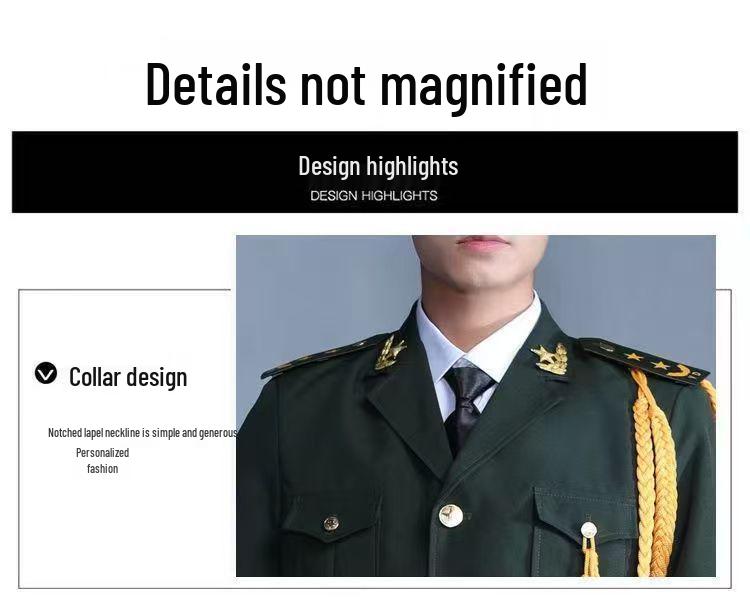 Militaire Paradeuniform Set voor Nationale Vlagteam: Unisex Prestatiekostuum