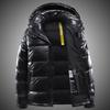 90% Down Jacket Warm Autumn and Winter Hooded Jacket Warm Jacket Fashion Men's Gray Duck Down
