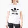 Adidas Originals Trefoil Breathable Short Sleeve T-Shirt Women Tops White DX2322