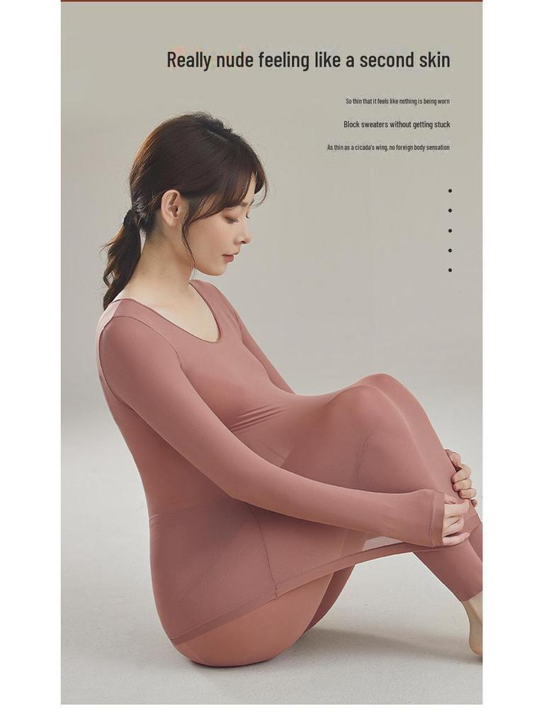 Hyaluronic Acid Thermal Shirt: Ultra-Thin, Invisible Heating, High-Elastic Skin Care Undershirt for Autumn