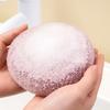 Premium Purpose Bath Sponge Mesh Pouf Gentle Exfoliating Brush And Wall Mount Storage Exfoliating Shower Ball