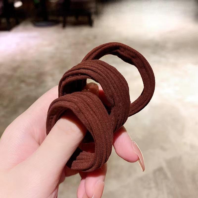 Bag Women High Elastic Seamless Hair Rope Durable Girls No Crease Ponytail Holder Rubber Band Hair Accessories