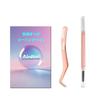 AioBos Eyelash Combing Tweezers with Eyelash Creates Stylish Eyelashes Easily Even for Instruction Manual Comb, Comb, Double-Ended Comb, Beginners,