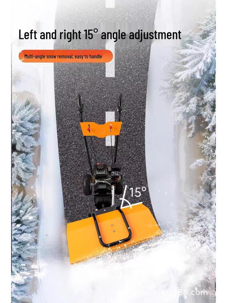 Diesel Snow Removal Machine 15HP Electric Start Snow Sweeper for Xinjiang & Inner Mongolia Roads