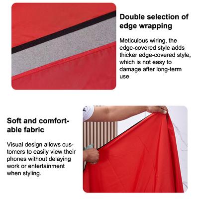 Salon Hairdressing Cape Barber With Transparent Viewing Window Haircut Cloak Apron Shave Apron Barber Shop Hairdressing Tool