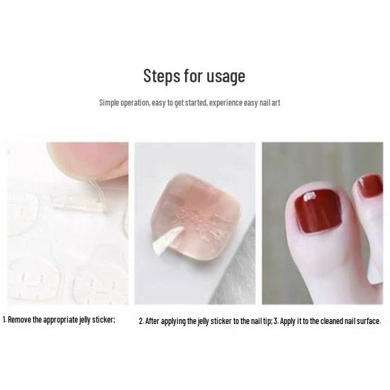 **Gentle Bean Paste Handmade Waterproof Beach Shell Pedicure Stickers (14-Pack)**