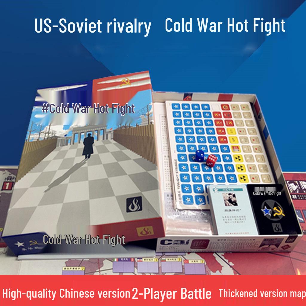 Рассвет против Заката: Стратегия Холодной войны Карточная игра для 2 игроков Deluxe Edition Original Package