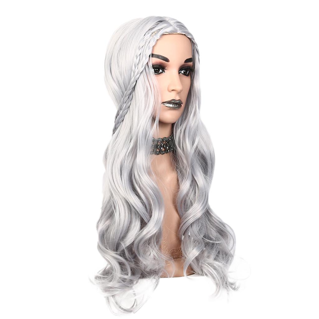 30Inch Long Curly Wavy Synthetic Hair Wigs Women Girl Cosplay Wigs for Costumes